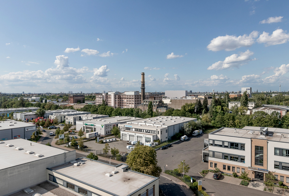 Blick über Berlin-Tempelhof vom GODU